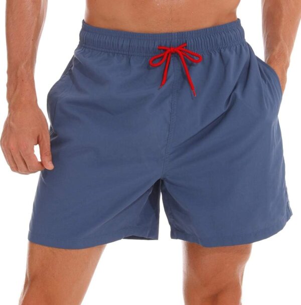 Men's Swim Trunks Quick Dry Beach Shorts with Pockets