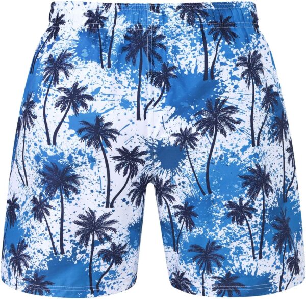 Mens Swim Trunks with Compression Liner Swimming Shorts 7 Inch Inseam Waterproof Quick Dry Beach Sport Shorts M-XXL